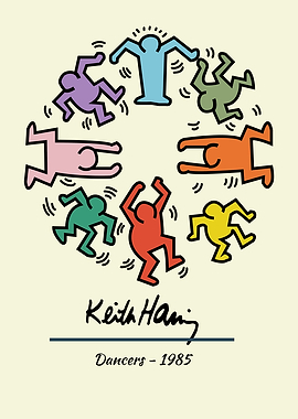 Keith Haring Dancers - 1985