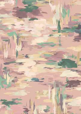 Abstract Pastel Brushstroke Pattern