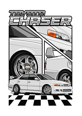 Toyota Chaser Illustration