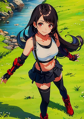 Tifa Lockhart Anime Style