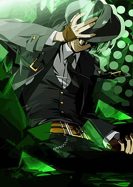 Anime Character in Suit and Hat