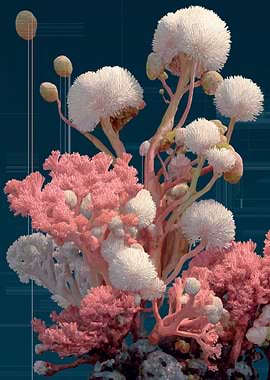 Coral Reef Fantasy Flower Bouquet