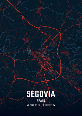 Segovia City Map