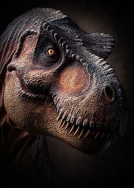 Tyrannosaurus Rex Head Portrait