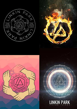 Linkin Park Album Art Collage
