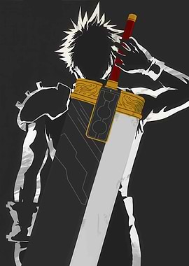 Cloud Strife with Buster Sword