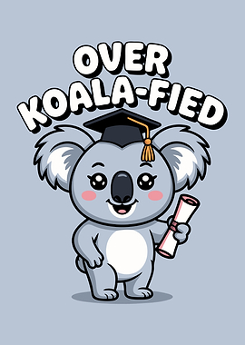 Cute Koala Graduation Pun