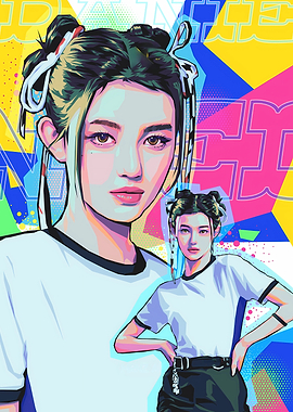 newjeans danielle pop art