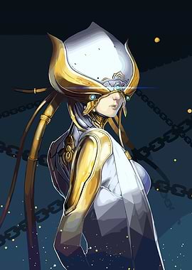 Lotus Warframe Digital Art Portrait