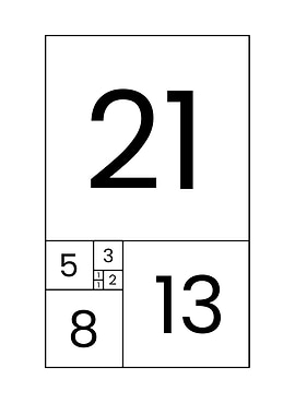 Fibonacci Sequence in Squares
