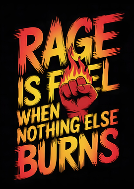Rage is Fuel Graphic Art