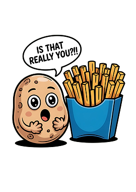 Potato Funny Fries Quote
