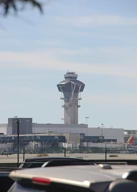 LAX Control Tower on a Sunny Day