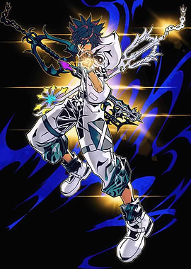 Kingdom Hearts Sora with Keyblades