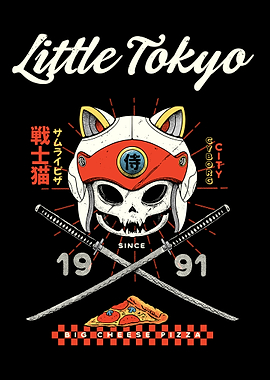 Little Tokyo Cyborg Samurai Pizza