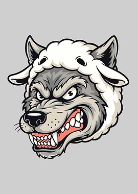 Wolf in Sheep's Clothing Cartoon