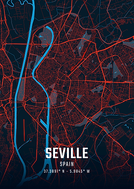 Seville City Map