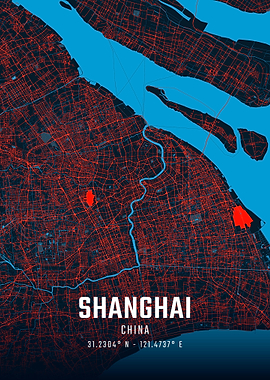 Shanghai City Map