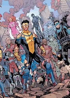 Invincible and Allies in Battle