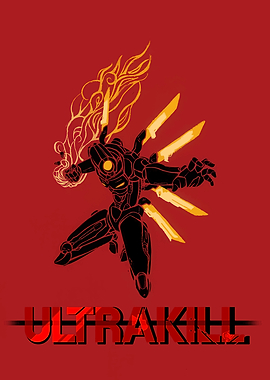 Ultrakill Robot Illustration