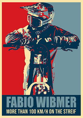 Fabio Wibmer on the Streif Poster
