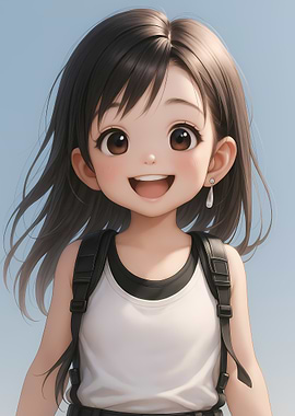 Cute Tifa Lockhart Kid