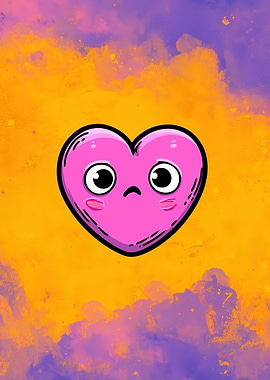 Sad Pink Heart