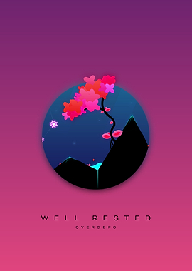 WELL RESTED by cometface Poster
