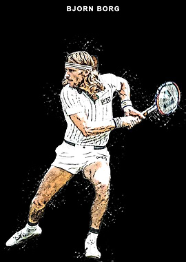 Bjorn Borg Tennis Player