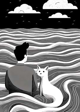 The love of a cat as vast as an ocean