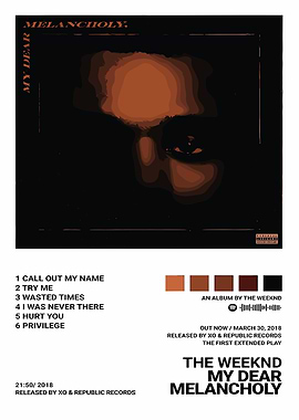 The Weeknd - My Dear Melancholy Album