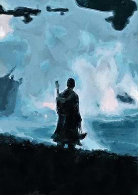 Dunkirk – Minimalist War Epic Poster Inspired by Christopher Nolan