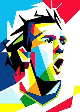 Colorful Abstract Portrait