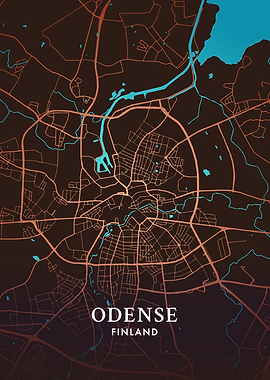 Odense City Map