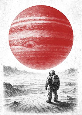 Looking Marrs Sumi-e