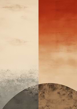 Two-Tone Landscape Art