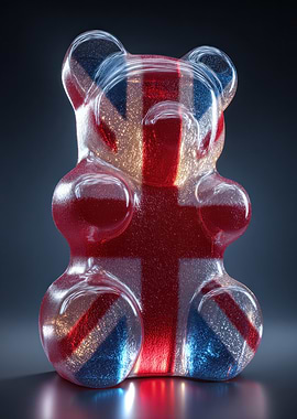 Union Jack Gummy Bear