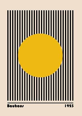 Bauhaus 1923 Minimalist Art Print