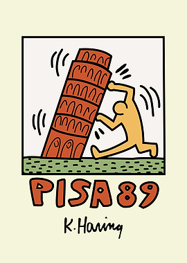Keith Haring Pisa 89 Artwork