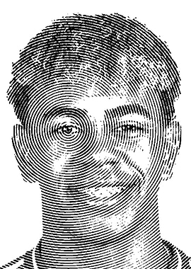 Portrait yamal in Concentric Circles