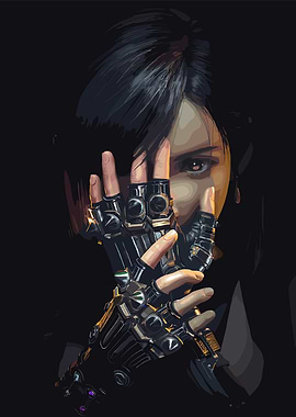 Alita: Battle Angel - Digital Portrait