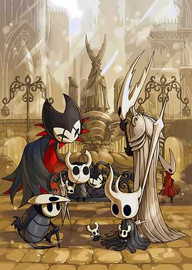 Hollow Knight characters in Hallownest