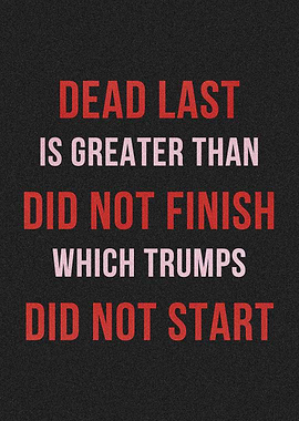 Motivational Text Art on Dark Background