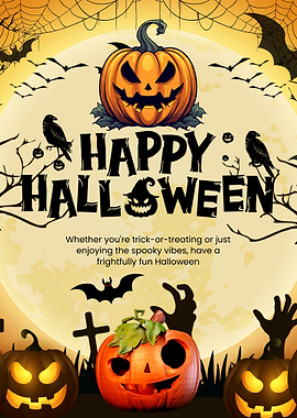 Happy Halloween Spooky Poster
