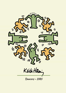 Keith Haring Dancers - 1985