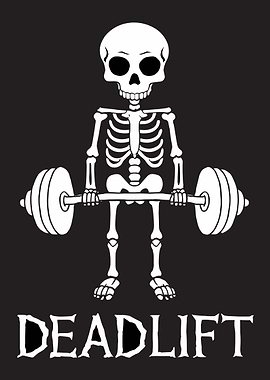 Skeleton Deadlift Graphic