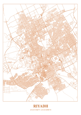 Riyadh City Map - Detailed Streets