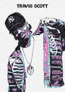 Travis Scott Illustration