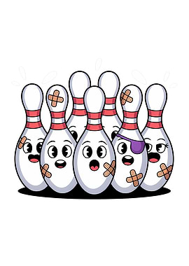 Bowling Cartoon Funny
