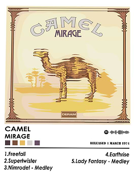 Camel Mirage Album Cover Art